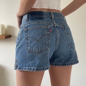 Studded Vintage Levi’s Denim Short